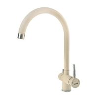 FABIANO Смеситель для кухни на две воды двухрычажный FKM 31.5 SS Cream (8231.401.0250)